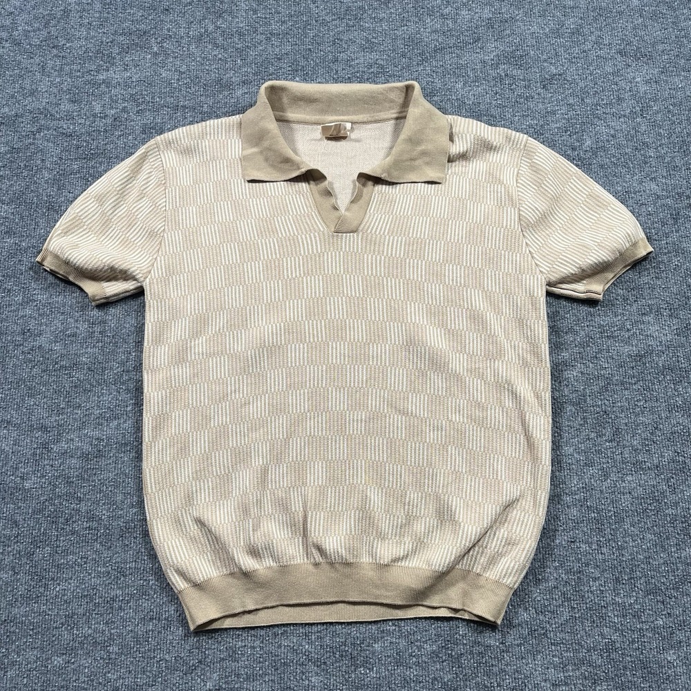 Men's Beige Polo Shirt
